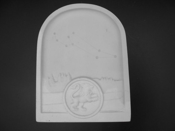 1 Reliefform Sternzeichen Löwe, Länge : 10,5 cm